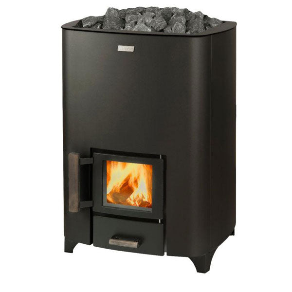 Narvi NC Black Wood Burning Sauna Heater