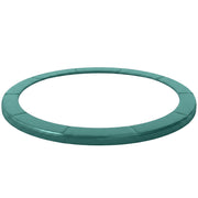 Soozier Trampoline Pad, 14FT Replacement Trampoline Safety Pad Mat Spring Cover, Water-Resistant, UV-Resistant, Tear-Resistant, No Holes for Pole, Green