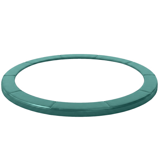 Soozier Trampoline Pad, 14FT Replacement Trampoline Safety Pad Mat Spring Cover, Water-Resistant, UV-Resistant, Tear-Resistant, No Holes for Pole, Green