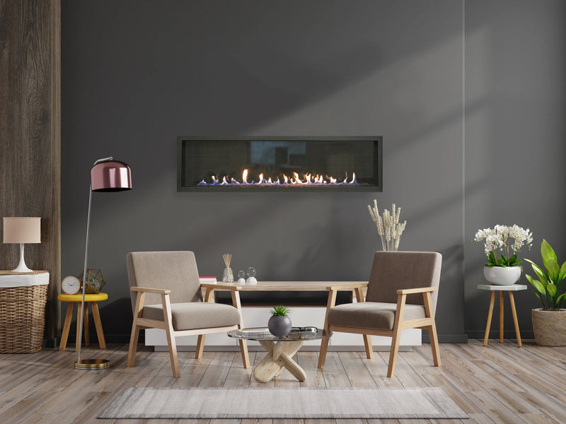Sierra Flame Austin 65L Direct Vent Linear Gas Fireplace