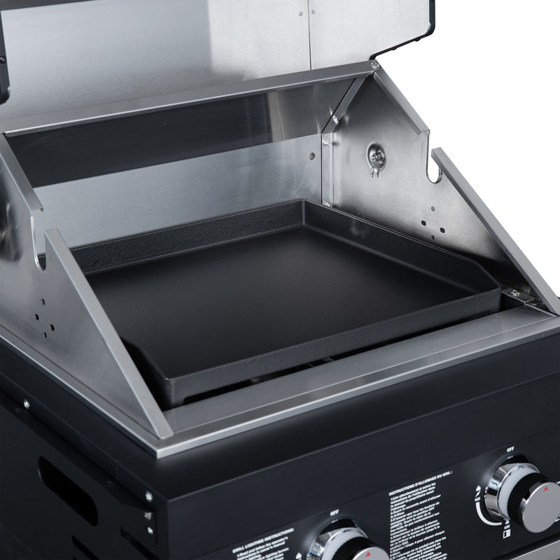 Forno All’Aperto 99,600 BTU Outdoor Kitchen, 5 Burners, Infrared Burners, Side Burner, Black Sintered Stone Countertops, Gas Pizza Oven, Sink Module, Bar & Beverage Center