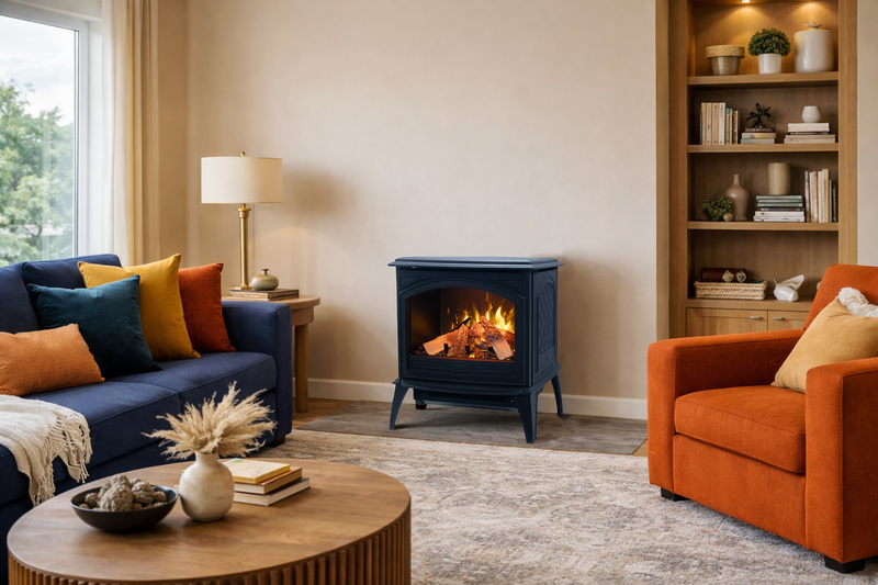 Amantii CastIron 50 cm Freestanding Electric Fireplace E-50HO
