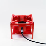 Deko Living - Outdoor Square Propane Gas Burner Cooker Stand 65,000 BTU with Hose and Regulator