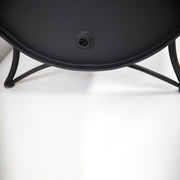 Deko Living - 35 Inch Rectangular Outdoor Metal Wood Burning Barrel Firepit with Screen Lid and Poker