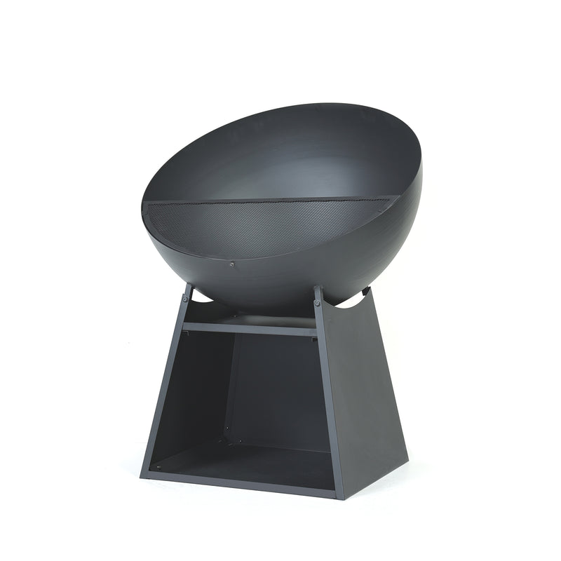 Deko Living - 30 Inch Round Outdoor Steel Wood Burning Fire Pit