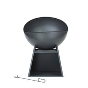 Deko Living - 30 Inch Round Outdoor Steel Wood Burning Fire Pit
