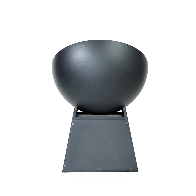 Deko Living - 30 Inch Round Outdoor Steel Wood Burning Fire Pit