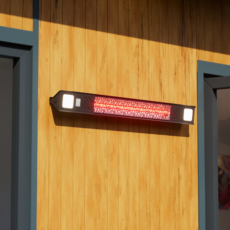 Deko Living - 1500W Wall Mounted Infrared Heater with Carbon Fiber Tube