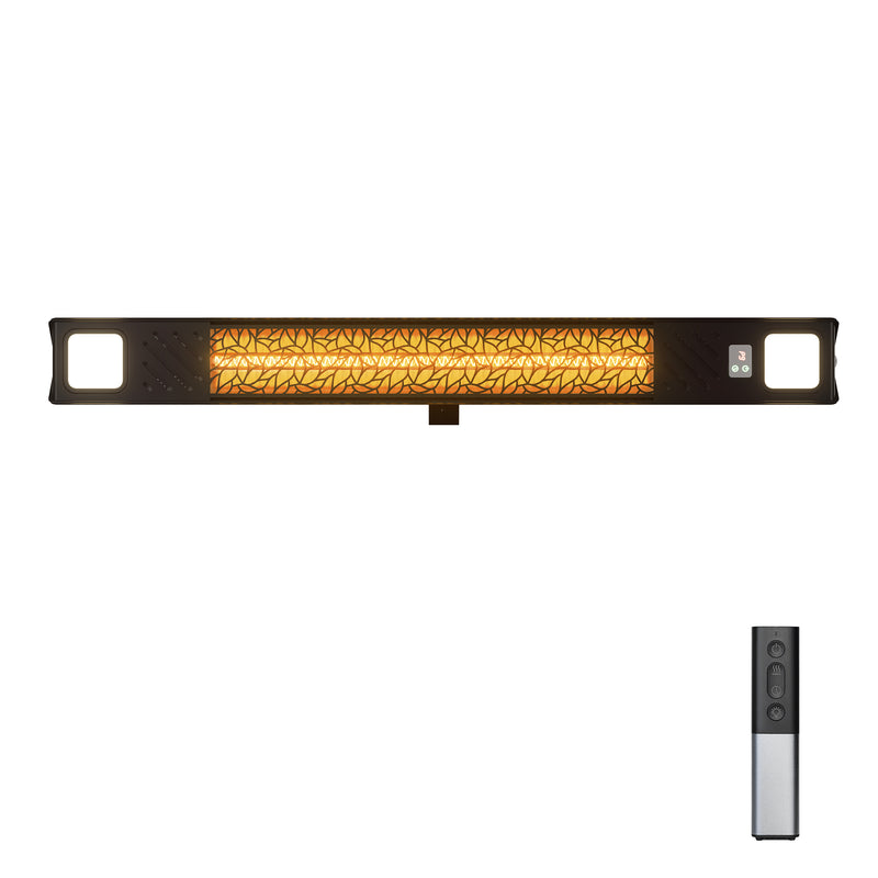 Deko Living - 1500W Wall Mounted Infrared Heater with Carbon Fiber Tube