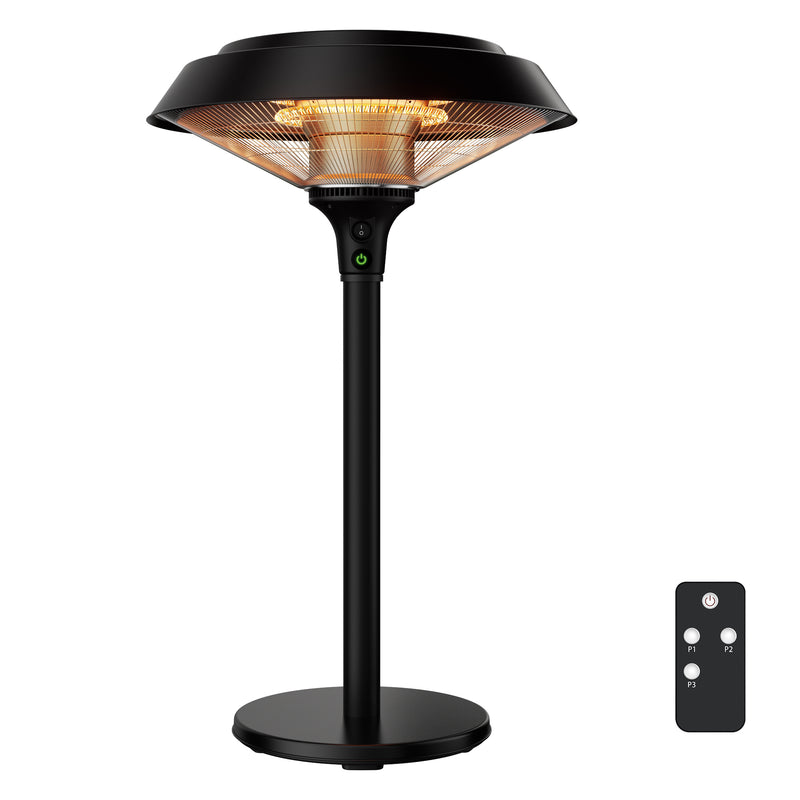 Deko Living - 1500W Table Top Electric Heater with Carbon Fiber Tube