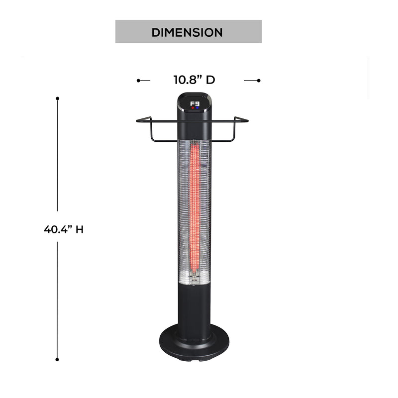 Deko Living - 1500W Electric Tower Heater with Carbon Fiber Tube