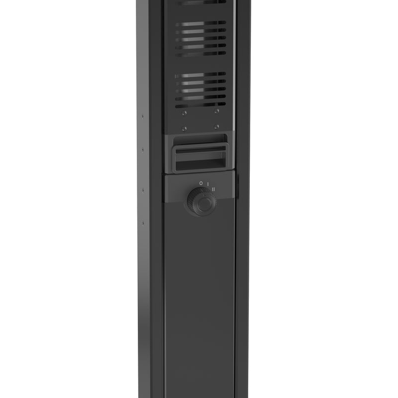 Deko Living - 1500W Infrared Adjustable Angle Tower Heater with Carbon Fiber Tube