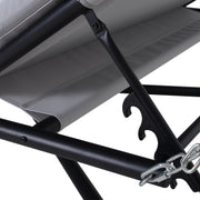 Deko Living - Outdoor Hammock Swing Lounge Daybed with Textilene Fabric Canopy