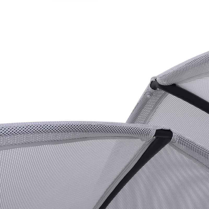 Deko Living - Outdoor Hammock Swing Lounge Daybed with Textilene Fabric Canopy