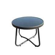 Deko Living - Outdoor Modular Bistro Set with Gray Cushion Set