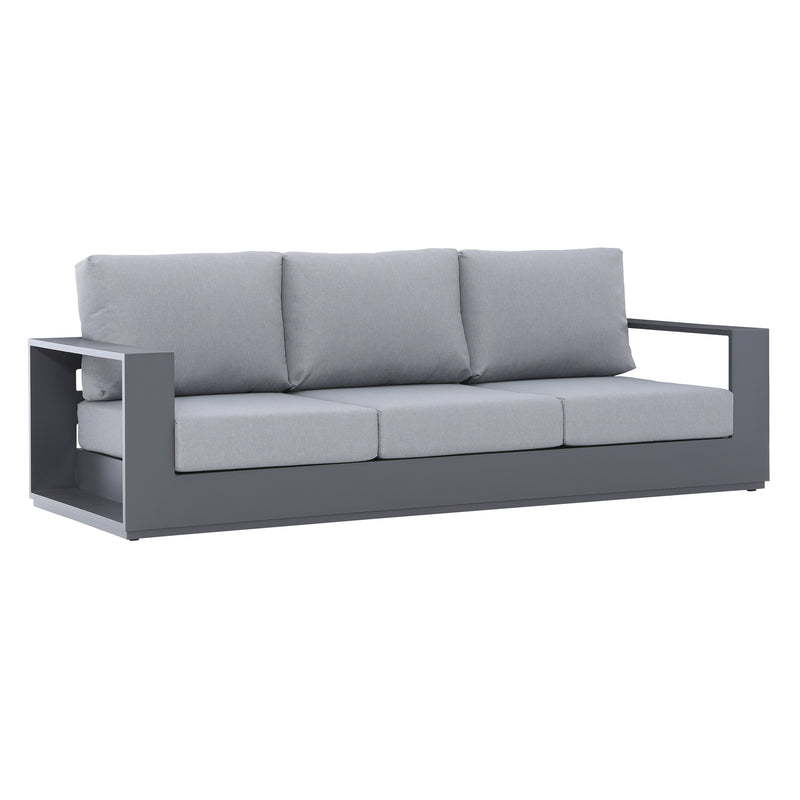 Deko Living - 5 Place Seating Ficarazzi Outdoor Conversation Sofa Set with Coffee Table