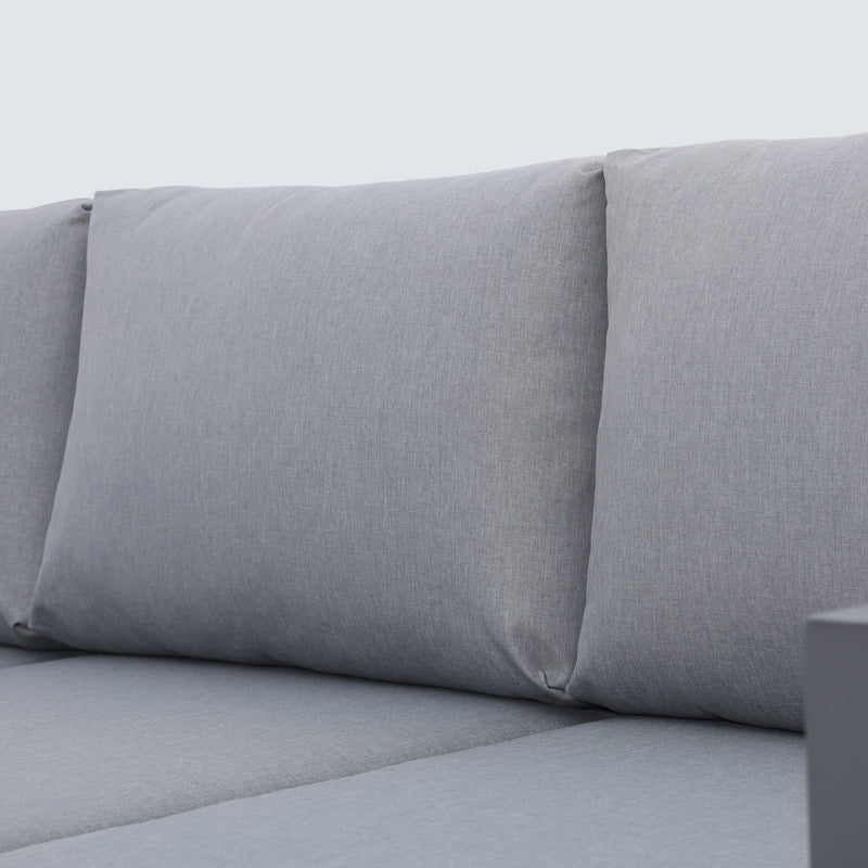 Deko Living - 5 Place Seating Ficarazzi Outdoor Conversation Sofa Set with Coffee Table