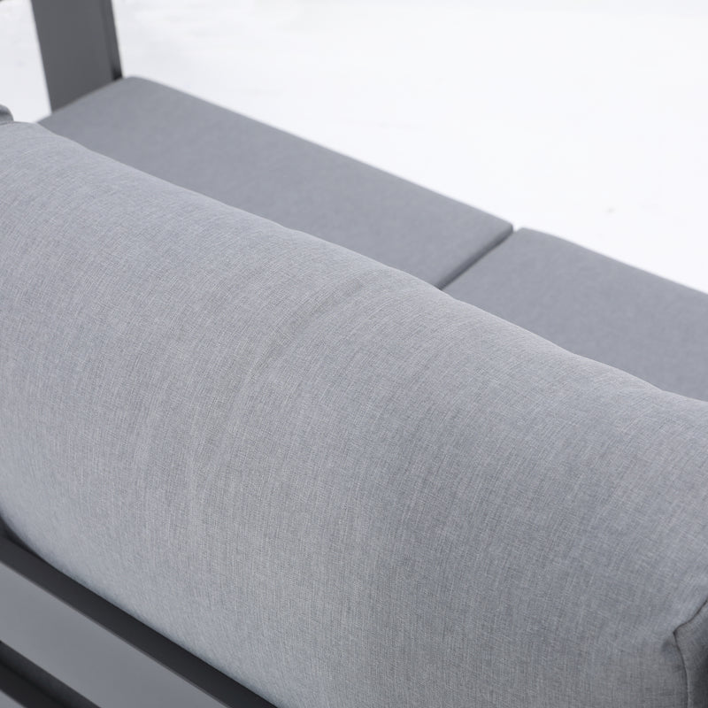 Deko Living - 5 Place Seating Ficarazzi Outdoor Conversation Sofa Set with Coffee Table