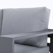 Deko Living - 5 Place Seating Ficarazzi Outdoor Conversation Sofa Set with Coffee Table