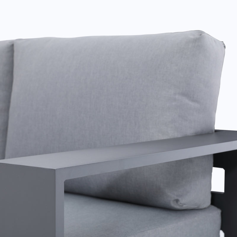 Deko Living - 5 Place Seating Ficarazzi Outdoor Conversation Sofa Set with Coffee Table