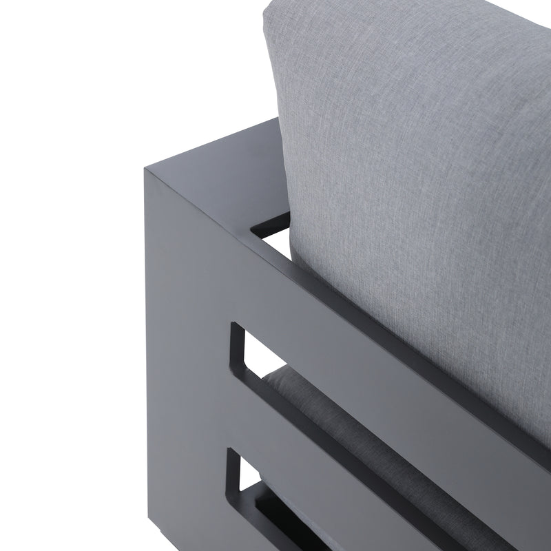 Deko Living - 5 Place Seating Ficarazzi Outdoor Conversation Sofa Set with Coffee Table