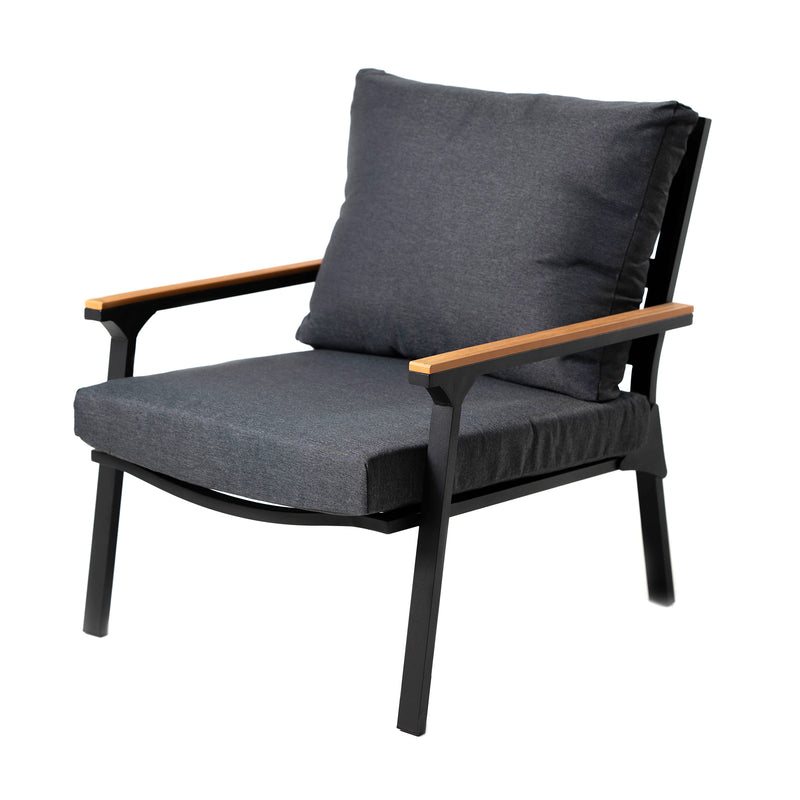 Deko Living - 4 Place Seating Outdoor Patio Conversation Set with Coffee Table
