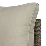 Deko Living - 8 Place Seating Outdoor Wicker Corner Sectional Sofa and Ottoman Set with Table