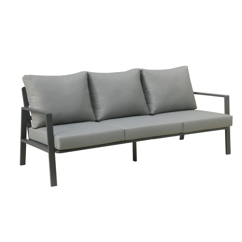 Deko Living - 5 Place Seating Outdoor Patio Conversation Set with Coffee Table