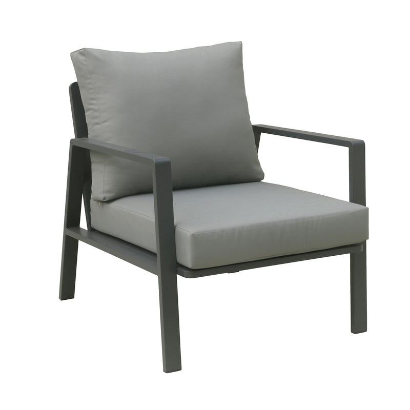 Deko Living - 5 Place Seating Outdoor Patio Conversation Set with Coffee Table