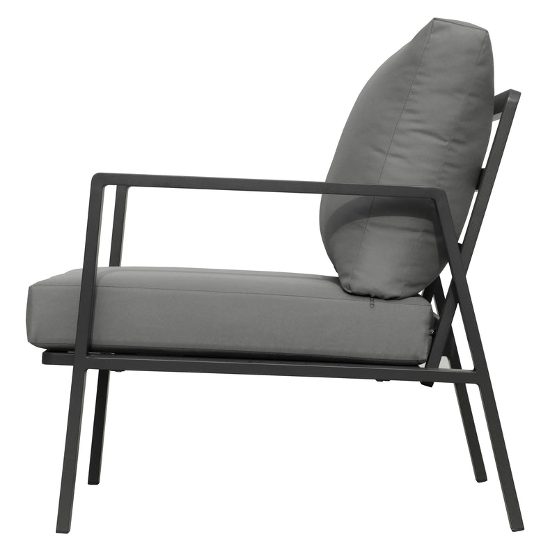 Deko Living - 5 Place Seating Outdoor Patio Conversation Set with Coffee Table