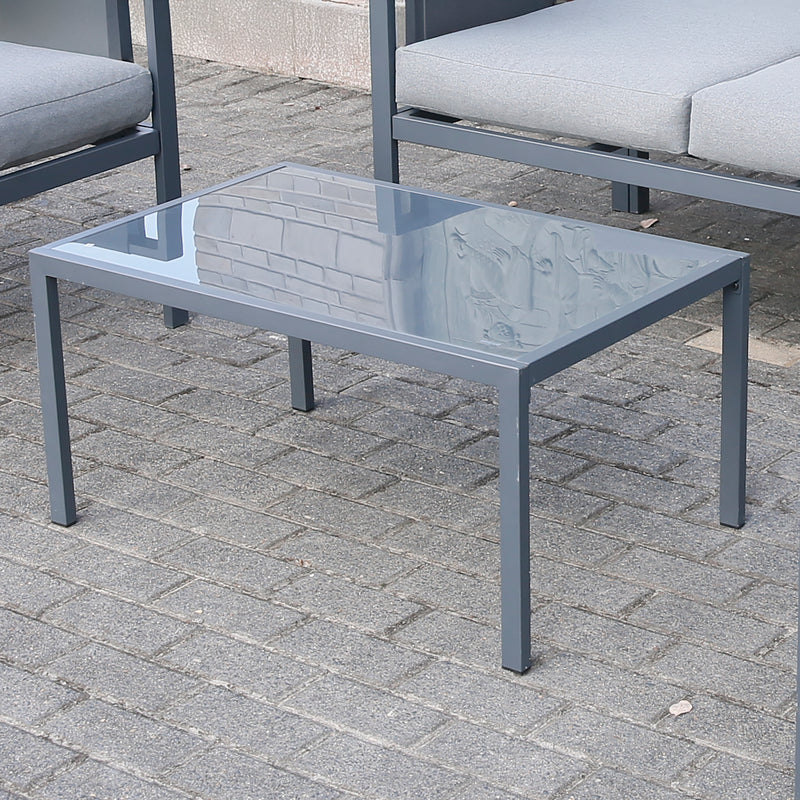 Deko Living - 4 Place Seating Outdoor Gray Sofa and Table Set