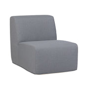 Deko Living - Gray Outdoor Compression Foam Armless Sofa Chair
