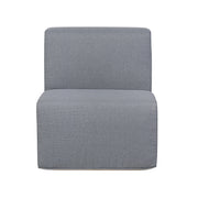 Deko Living - 4 Place Seating Gray Outdoor Compression Foam Sofa and Table Set