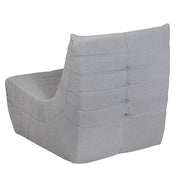 Deko Living - Gray Outdoor Compression Foam Loveseat Sofa