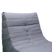Deko Living - Gray Outdoor Compression Foam Loveseat Sofa