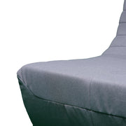 Deko Living - Gray Outdoor Compression Foam Loveseat Sofa