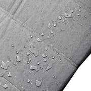 Deko Living - Gray Outdoor Compression Foam Loveseat Sofa