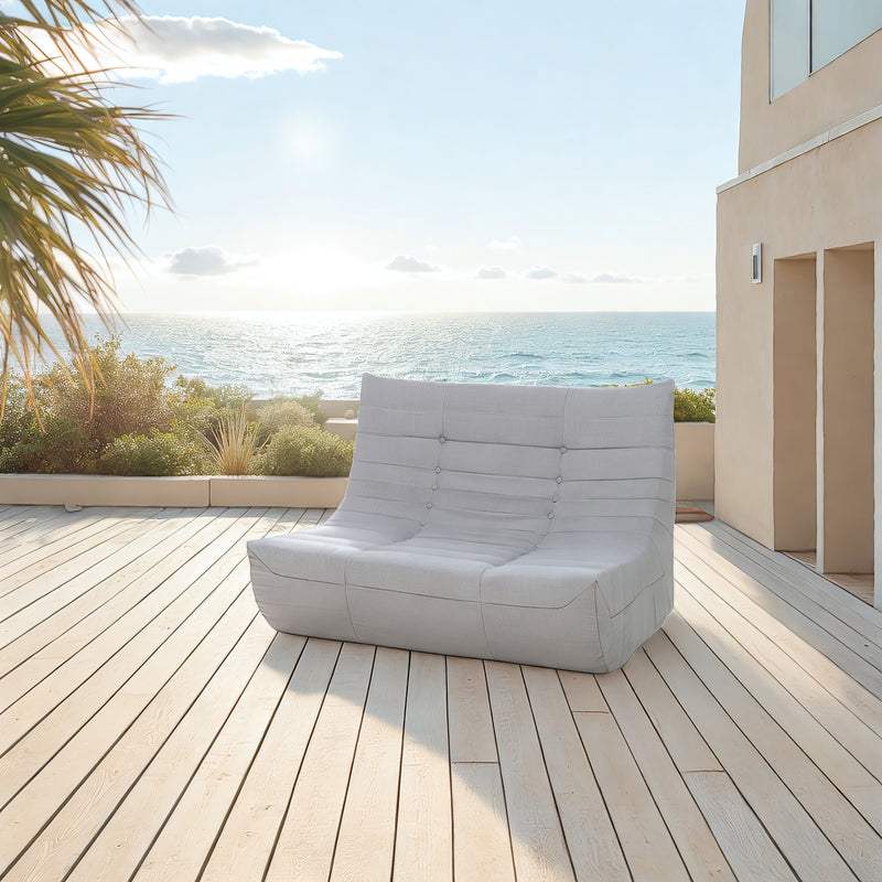 Deko Living - Gray Outdoor Compression Foam Sofa Chairs