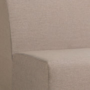 Deko Living - Brown Outdoor Compression Foam Armless Sofa Chair