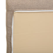 Deko Living - 4 Place Seating Brown Outdoor Compression Foam Sofa and Table Set