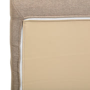 Deko Living - 3 Piece Brown Outdoor Compression Foam Sofa and Table Set