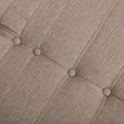 Deko Living - Brown Outdoor Compression Foam Loveseat Sofa