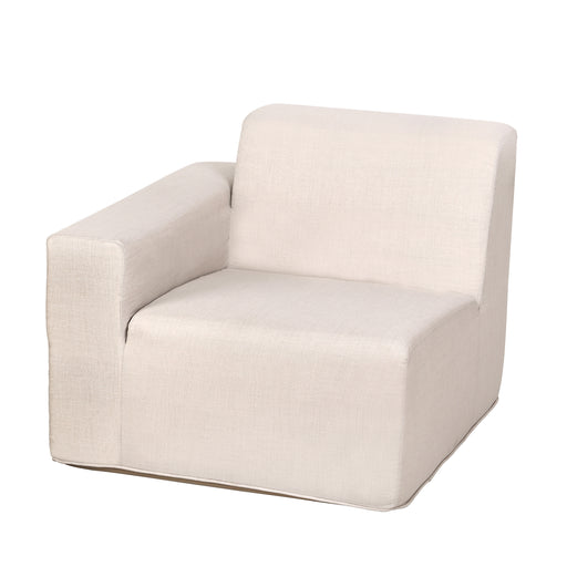 Deko Living - 2 Place Seating Beige Outdoor Compression Foam Sofa Set