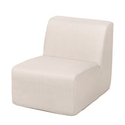 Deko Living - 4 Place Seating Beige Outdoor Compression Foam Sofa and Table Set
