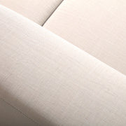 Deko Living - 4 Place Seating Beige Outdoor Compression Foam Sofa and Table Set