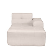 Deko Living - 3 Piece Beige Outdoor Compression Foam Sofa and Table Set