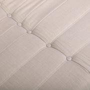 Deko Living - Beige Outdoor Compression Foam Loveseat Sofa