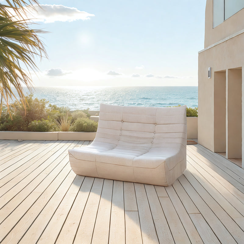 Deko Living - Beige Outdoor Compression Foam Sofa Chairs