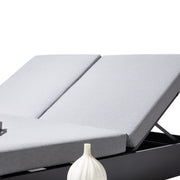 Deko Living - 2 Place Ficarazzi Outdoor Aluminum Rectangular Patio Daybed