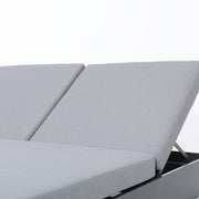 Deko Living - 2 Place Ficarazzi Outdoor Aluminum Rectangular Patio Daybed